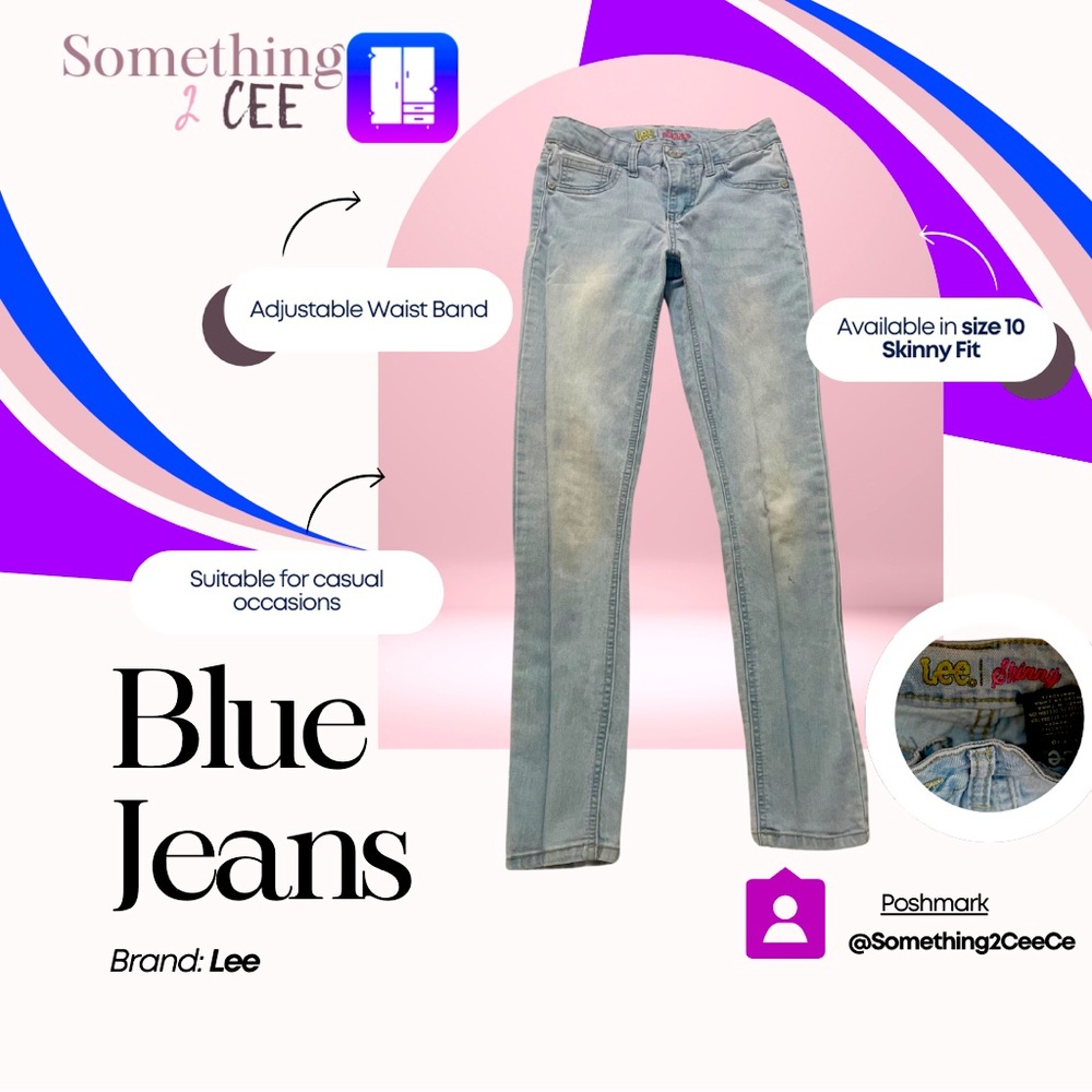 Lee Jeans for Teen Girls
Size: 10